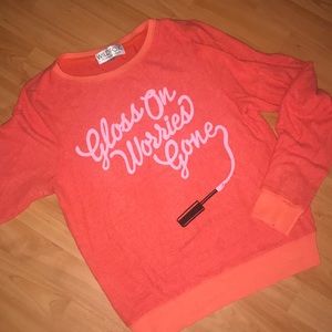 WILDFOX “Gloss On Worries Gone” Sweater